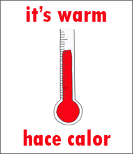 picture of a thermometer representing warm weather
